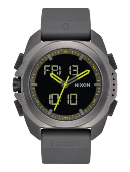 NIXON Ripley A1267 - Men's Analog/Digital Adventure Watch (47mm Watch Face, 23mm PU/Rubber/Silicone Band)