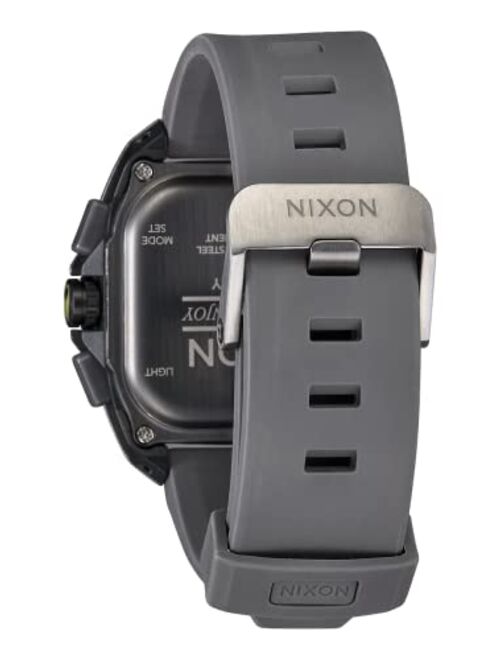 NIXON Ripley A1267 - Men's Analog/Digital Adventure Watch (47mm Watch Face, 23mm PU/Rubber/Silicone Band)