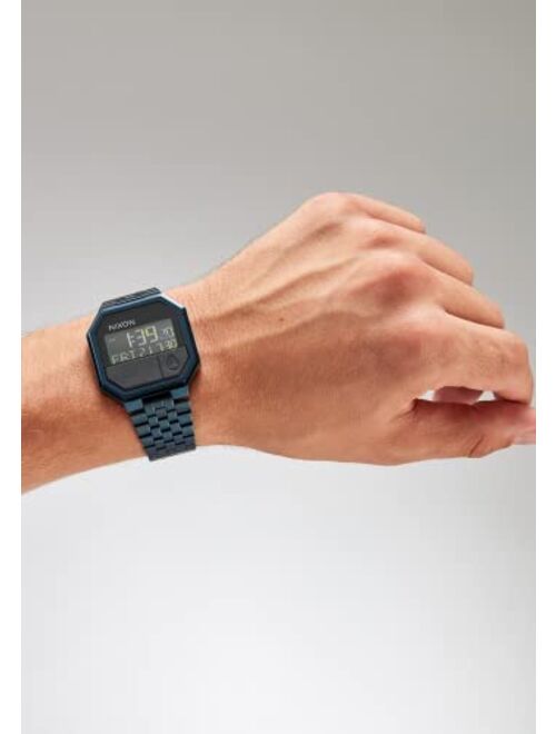 Nixon Re-Run A158. 100m Water Resistant Men’s Digital Watch (38.5mm Digital Watch Face. 13-18mm Stainless Steel Band)