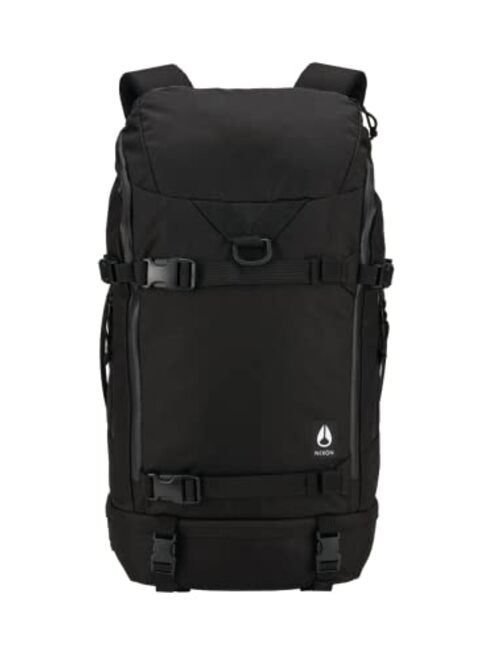 NIXON Hauler 35L Backpack - Black - Made with REPREVE® Our Ocean™ and REPREVE® recycled plastics.
