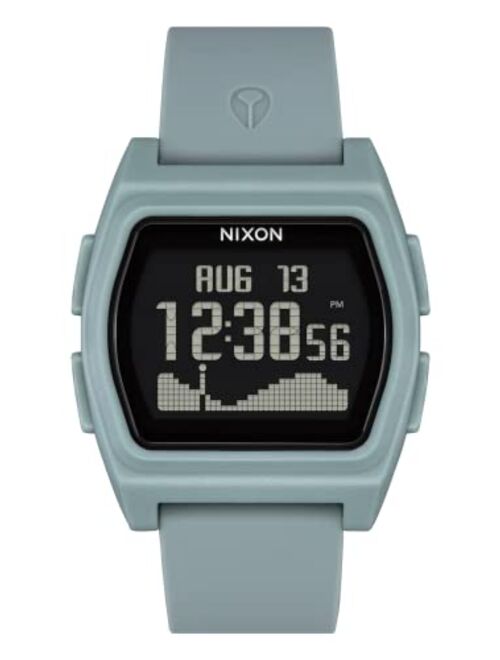 NIXON Rival A1310-100m Water Resistant Women's Digital Surf Watch (38mm Watch Face, 20mm-19mm Pu/Rubber/Silicone Band)- Made with #Tide Recycled Ocean Plastics
