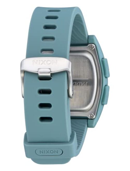 NIXON Rival A1310-100m Water Resistant Women's Digital Surf Watch (38mm Watch Face, 20mm-19mm Pu/Rubber/Silicone Band)- Made with #Tide Recycled Ocean Plastics