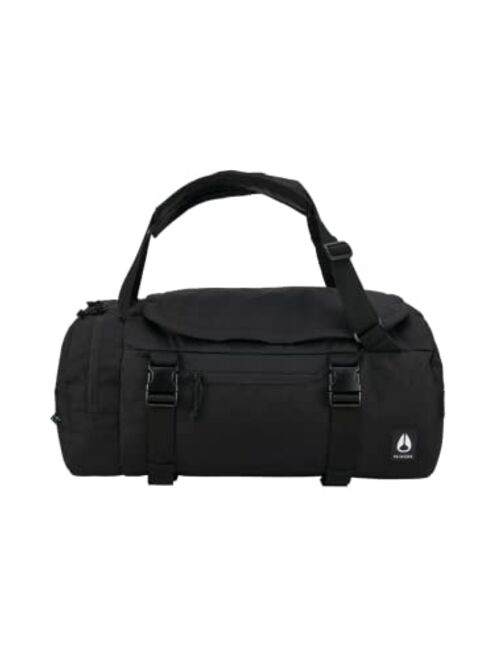NIXON Escape 45L Duffel Bag - Black - Made with REPREVE® Our Ocean™ and REPREVE® recycled plastics.