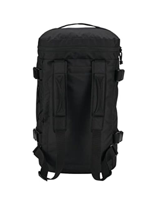 NIXON Escape 45L Duffel Bag - Black - Made with REPREVE® Our Ocean™ and REPREVE® recycled plastics.