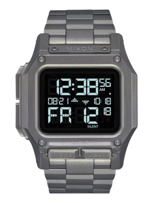 Nixon A1268 Regulus SS Stainless Steel Digital Watches