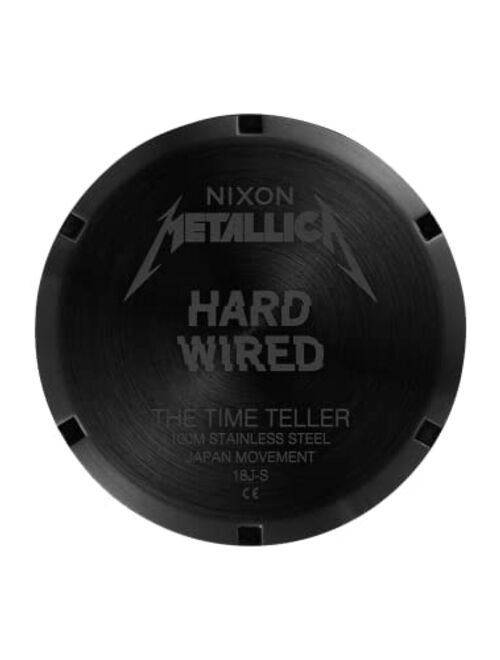 Nixon Men's Time Teller Metallica 100M Stainless Steel Analog Watches