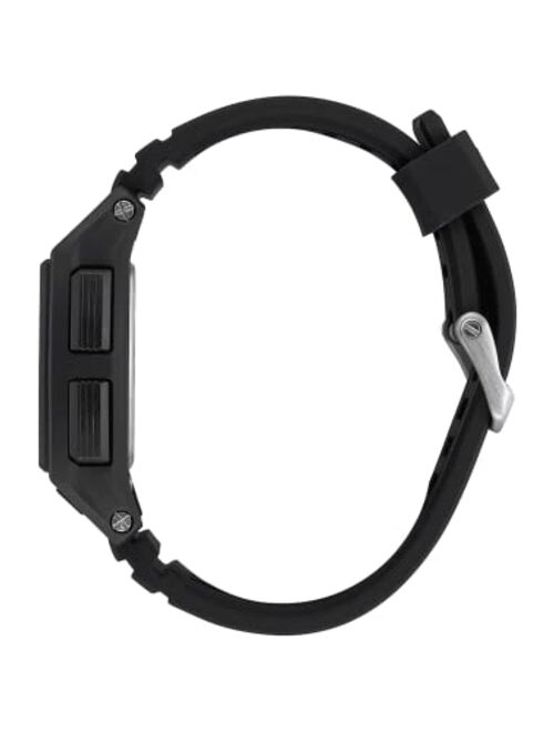 NIXON Base Tide Pro A1307-100M Water Resistant Men's Digital Surf Watch (42mm Watch Face, 24mm Pu/Rubber/Silicone Band) - Made with #Tide Recycled Ocean Plastics