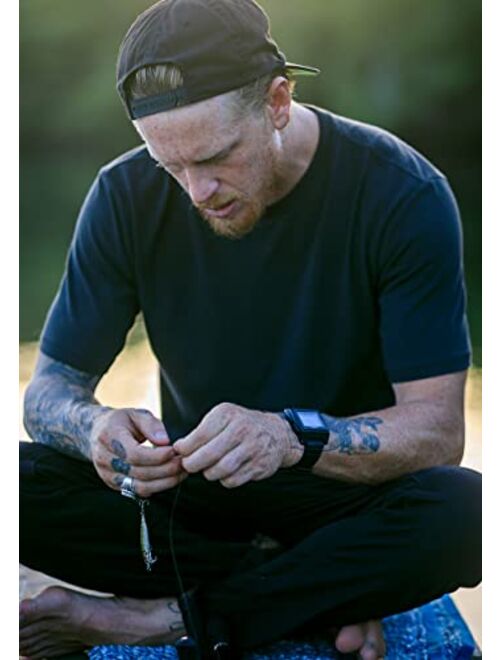 NIXON Base Tide Pro A1307-100M Water Resistant Men's Digital Surf Watch (42mm Watch Face, 24mm Pu/Rubber/Silicone Band) - Made with #Tide Recycled Ocean Plastics