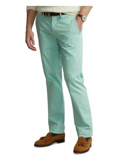 Stretch Straight Fit Washed Chino Pant