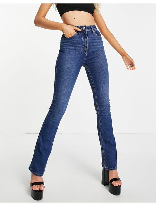 COLLUSION x008 bootleg flare jeans in blue