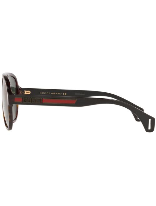 Gucci Aviator Sunglasses, GG0463S 58
