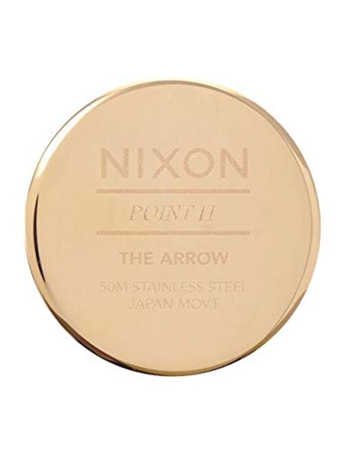 Nixon Arrow Leather Round Dial Analog Watch