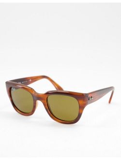 0RB4178 oversized sunglasses in brown