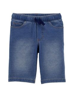 Boys 4-14 Carter's Chambray French Terry Pull-On Shorts