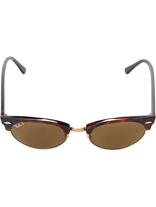 Ray-Ban 52 mm 0RB3946 Clubmaster Oval - Polarized