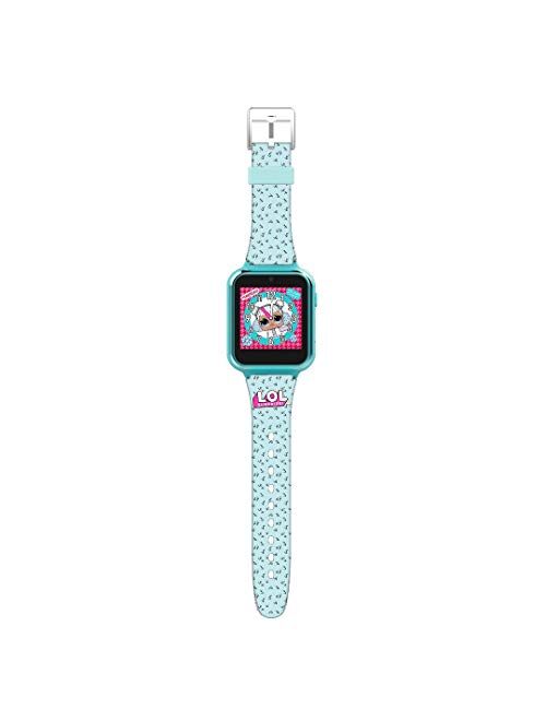 Accutime L.O.L. Surprise! Touchscreen Interactive Smartwatch for Kids, Games and Camera - in Turquoise Blue