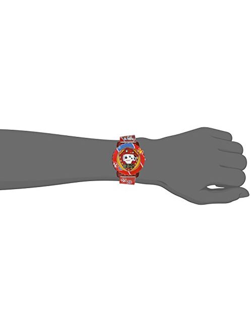 Accutime Paw Patrol Kids' Digital Watch with Red Case, Comfortable Red Strap, Easy to Buckle - Official 3D Paw Patrol Character on the Dial, Safe for Children - Model: PA