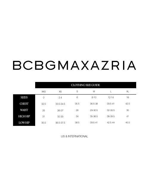 BCBGMAXAZRIA Women's Fit and Flare Ruffle Tie Belt Mini Wrap Dress