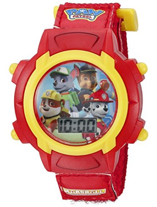 Accutime Nickelodeon Kids' PAW5003 Digital Display Quartz Red Watch