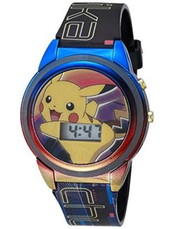 Boys' Quartz Watch with Plastic Strap, Multicolor, 15 (Model: POK4210AZ)