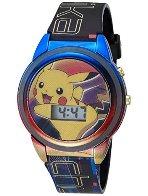 Accutime Boys' Quartz Watch with Plastic Strap, Multicolor, 15 (Model: POK4210AZ)