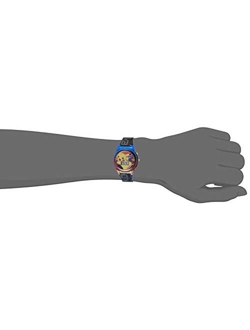 Accutime Boys' Quartz Watch with Plastic Strap, Multicolor, 15 (Model: POK4210AZ)