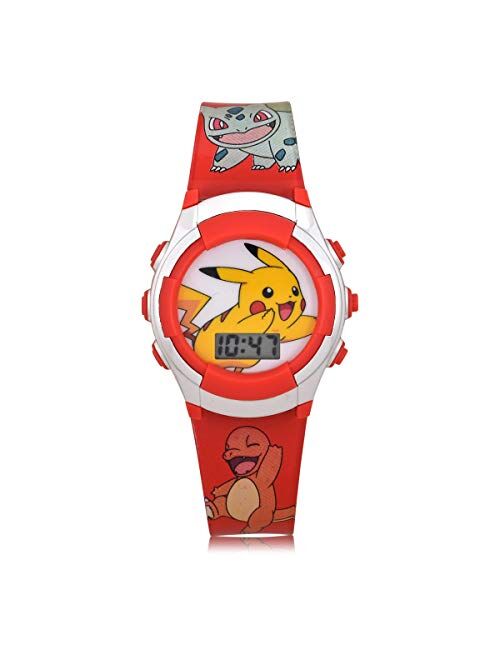 Accutime Kids' Quartz Watch with Plastic Strap, Red, 16 (Model: POK4238AZ)