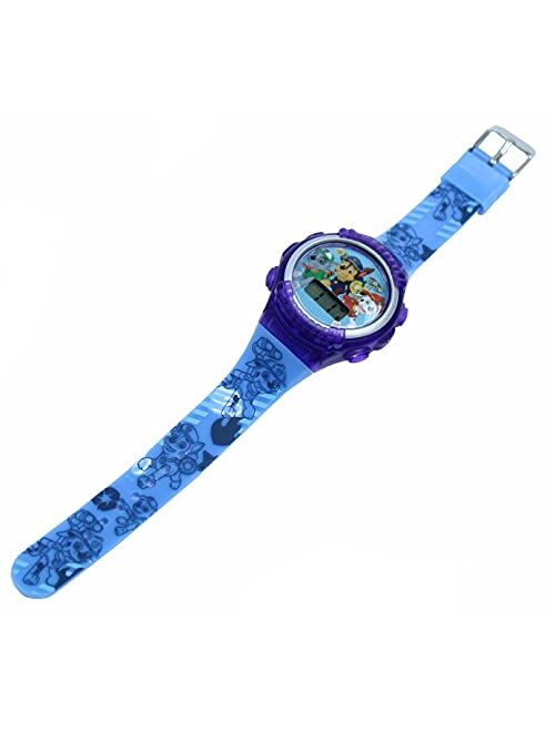 Accutime Nickelodeon Kids' PAW4039 Paw Patrol Digital Display Quartz Blue Watch