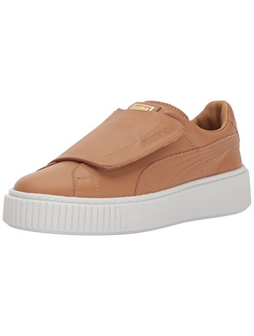 PUMA Women's Basket Platform Strap Wn Sneaker