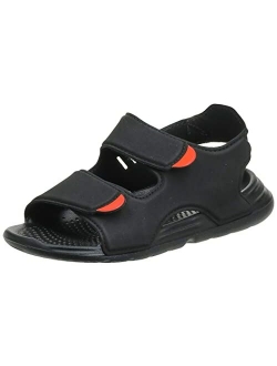Swim Sandal C Core Black/White Synthetic Child Strap Sandals