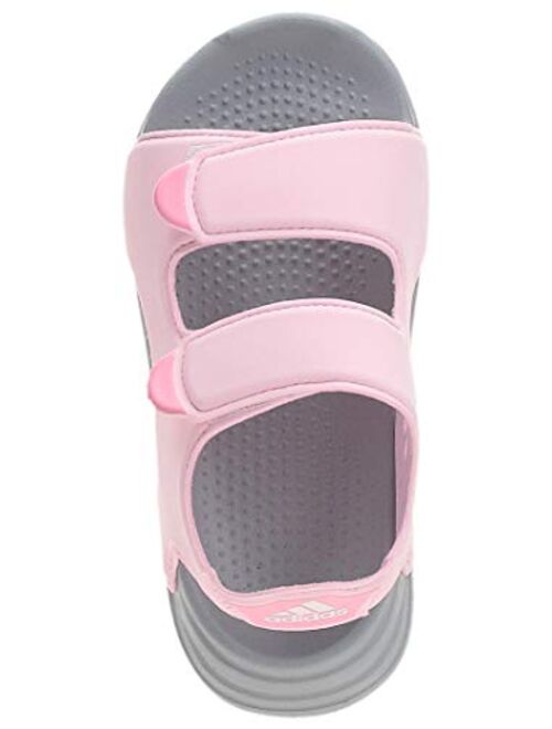 adidas Swim Sandal C Pink Synthetic Child Strap Sandals