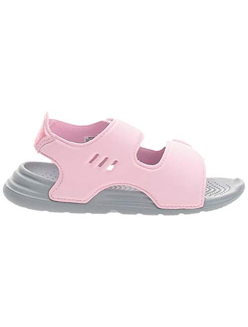 adidas Swim Sandal C Pink Synthetic Child Strap Sandals