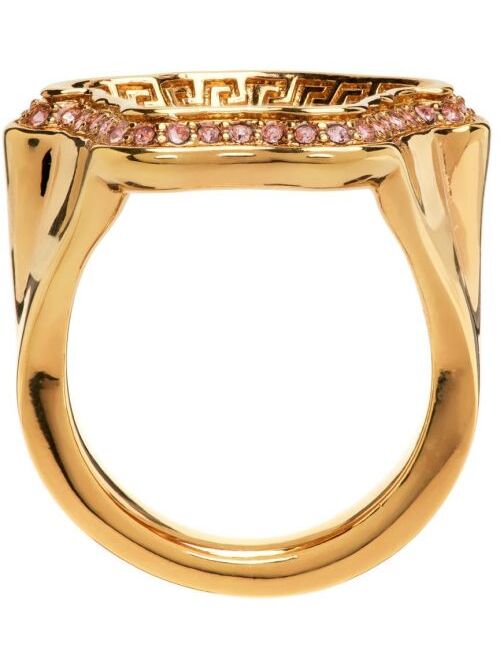 Versace Gold 'La Medusa' Curve Ring