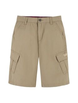 Big Boys Cotton Solid Cargo Shorts