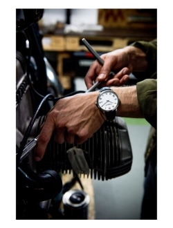 Men's Swiss Toccata Black Leather Strap Watch 39mm
