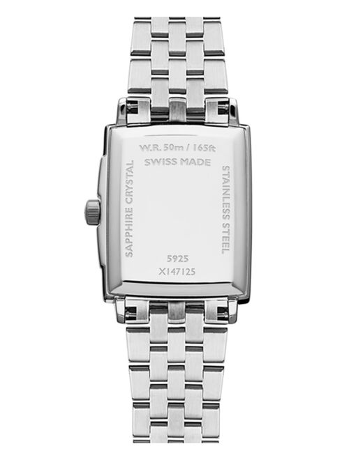Raymond Weil Women's Swiss Toccata Stainless Steel Bracelet Watch 25x34mm