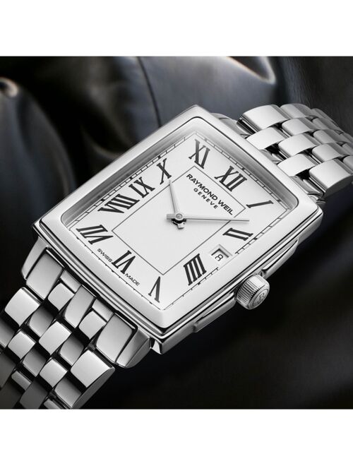 Raymond Weil Women's Swiss Toccata Stainless Steel Bracelet Watch 25x34mm