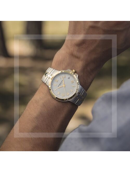 Raymond Weil Men's Swiss Parsifal Two-Tone PVD Stainless Steel Bracelet Watch 41mm