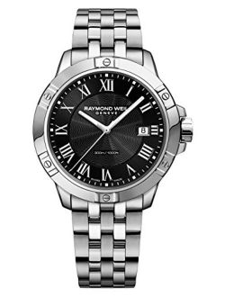 Men's Tango Stainless Steel Quartz Watch with Stainless-Steel Strap, Silver, 19 (Model: 8160-ST-00208)