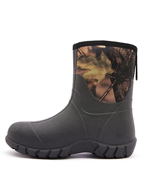 Muck Boot SWIFT*FROG SWIFT*FROG Rubber Boots for Men Waterproof Mid Calf Garden Boots Durable Footwear Muck Mud Men's Shose for Hunting Rain Boot