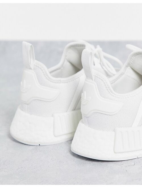adidas Originals NMD_R1 sneakers in triple white