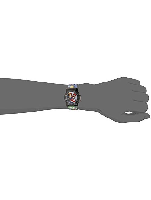 Accutime Nintendo Kids' NMK3403 Digital Display Analog Quartz Multi-Color Watch