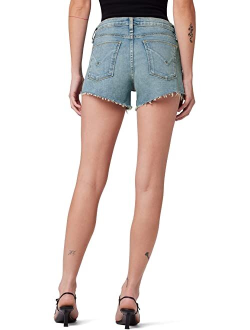 Hudson Jeans Gemma Mid-Rise Shorts in Pearls