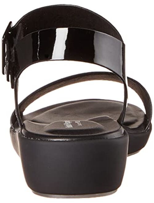 Hush Puppies Women's Brite Jells Quarter Strap Wedge Sandal