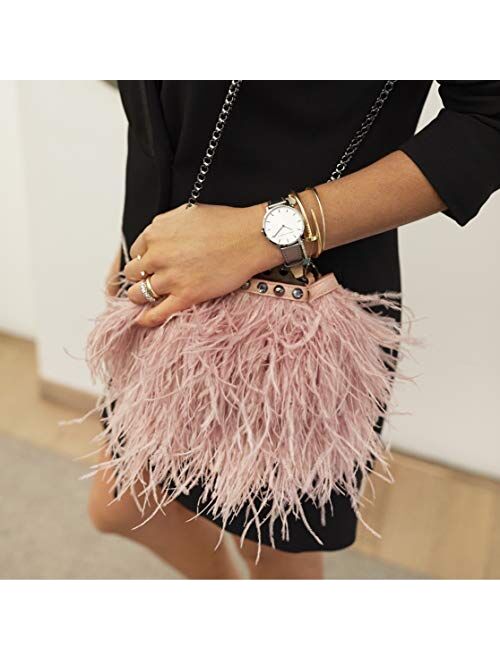 Rebecca Minkoff Women's Stainless Steel Quartz Watch with Leather Calfskin Strap, Grey, 16 (Model: 2200366)