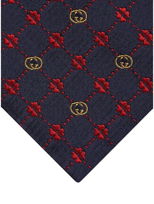 Gucci Interlocking C silk tie