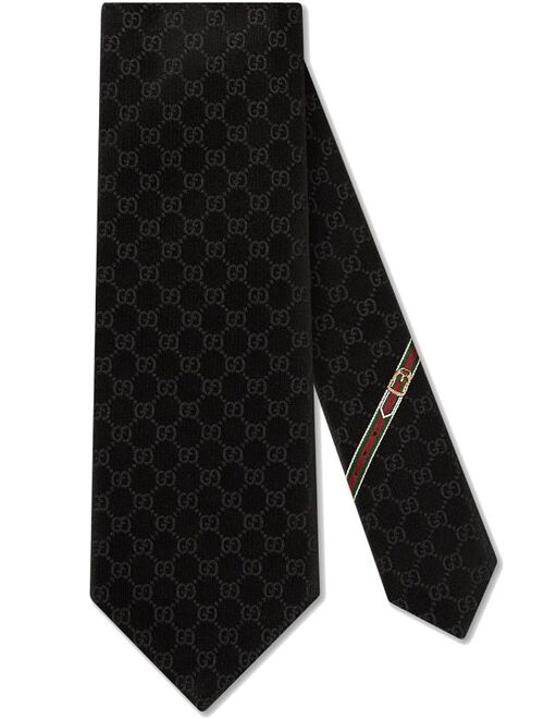 Gucci GG pattern silk tie