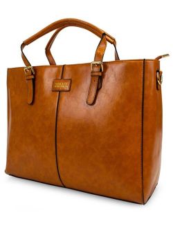 Julia Faux Leather Tote Weekender Travel Bag