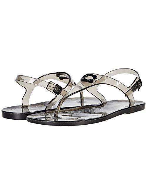 COACH Natalee Jelly Adjustable Buckled T-strap Thong Sandal