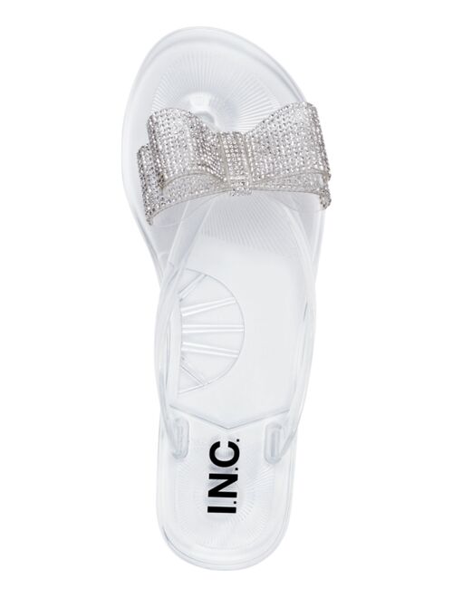 INC International Concepts Madena Bow Jelly Sandals, Created for Macy's